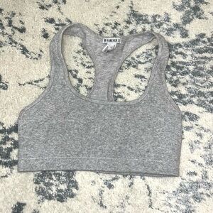 Gray Women's Sports Bra
